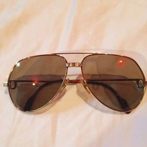 Vintage Cartier Santos sunglasses